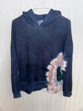 Wildfox Navy Tie-Dye Hoodie XL
